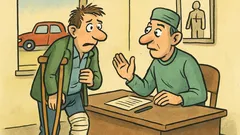 Vic: Doktor, bom po operaciji spet hodil?