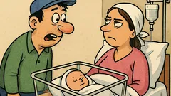 Vic: Mujo pride v porodnišnico po sina