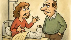 Vic: Žena očita možu: nikamor ne greva!