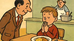 Vic: Učitelj vpraša prvošolca o molitvi