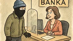 Vic: Pride nekdo z masko v banko...