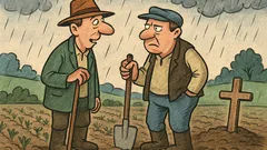 Vic: Pogovarjata se dva kmeta o dežju