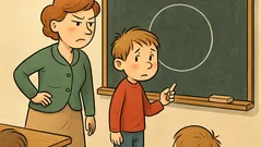 Vic: Učiteljica: Pepček, kje je središče?