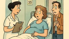 Vic: V porodnišnici vprašajo: »Je oče zraven?«