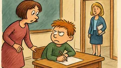 Vic: Učiteljica da nalogo: Če bi bil direktor