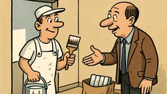 Vic: Iščem soboslikarja: njegove roke, moj material!