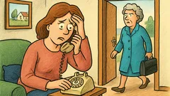 Vic: Nesrečna hči pokliče mamo...