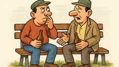 Vic: Mujo in Haso sedita na klopci