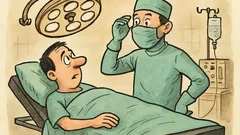 Vic: Pacient na operacijski mizi reče...