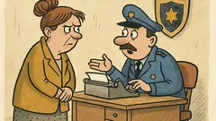 Vic: Žena pride na policijsko postajo…