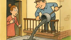 Vic: Žena pride domov, mož meče beton