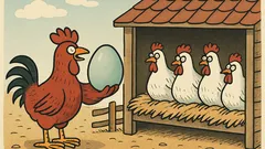 Vic: Petelin prinese kokljam nojevo jajce