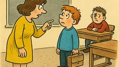 Vic: Učiteljica reče Perici: Ne smeš se tepsti