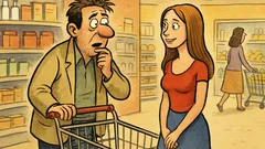 Vic: Šel sem nakupovat v supermarket z ženo