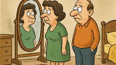 Vic: Žena stoji pred ogledalom—potem pa...