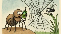 Vic: Pokliče pajek muho na mobilni telefon