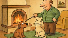 Vic: Ko človek zakuri peč ...