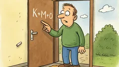 Vic: Na vrata si napiše K+M+B