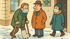 Vic: Jeseni maske, pozimi noga v mavcu?