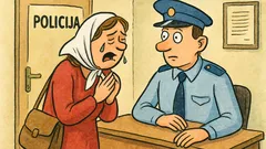 Vic: Žena v solzah na policiji