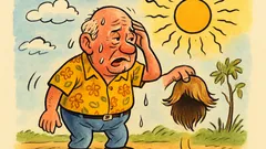 Vic: Tako vroče, da Duško sname lasuljo