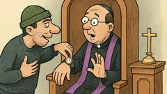 Vic: Lopov pri spovedi ukrade župniku uro