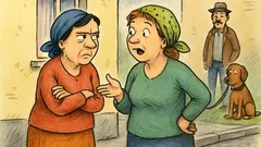 Vic: Fata se pogovarja s prijateljico...