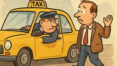 Vic: Taksist: »To bo 250 kron, gospod.«