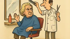 Vic: Duško Lokin pride k frizerju…