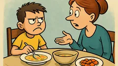 Vic: Mamica vpraša Jirko, zakaj ne je juhe?