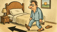 Vic: Vstati iz postelje? Napačna smer.