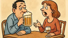 Vic: Moški znajo piti, tudi ko niso žejni