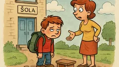 Vic: Ivica pride iz šole nerazpoložen