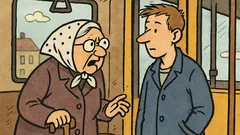 Vic: Bakica vpraša na tramvaju: Greš ven?