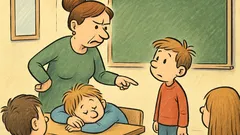 Vic: Učiteljica prosi Pepčka, naj zbudi sošolca