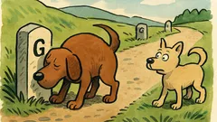 Vic: Po ulici hodita dva psa...