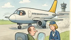 Vic: Letalo se zažene, pa obstane