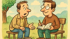 Vic: Pogovarjata se dva prijatelja o skrivnostni knjigi