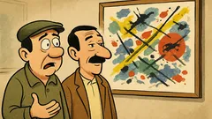 Vic: Mujo in Haso na razstavi abstrakcije