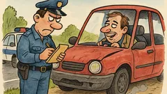 Vic: Policist ustavi avto in prešteje napake