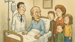 Vic: Pacient se nenadoma usede v postelji