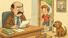 Vic: Učitelj piše staršem, pes odgovori