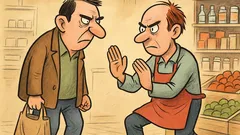 Vic: Mož v trgovini užali lingvista