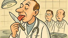 Vic: Ko končam, obliznem nož