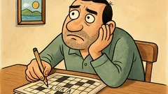 Vic: Mujo rešuje križanko in zgreši Španijo