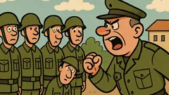 Vic: Mujo v vojski naleti na narednika