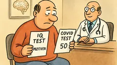 Vic: Včeraj sem dobil test IQ…