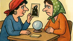 Vic: Fata pri vedeževalki vidi karto smrti