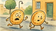 Vic: Dve palačinki tečeta po ulici…