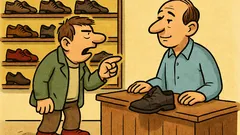 Vic: Včeraj sem pri vas kupil čevlje…